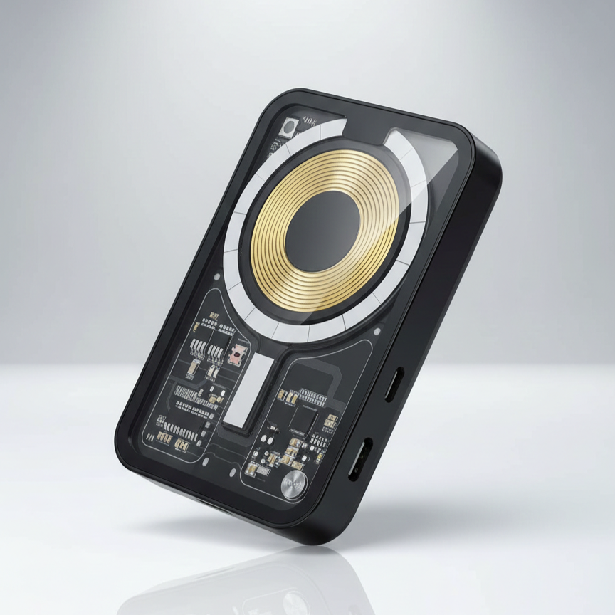 Wireless 15W and Wired 22.5W Power Bank