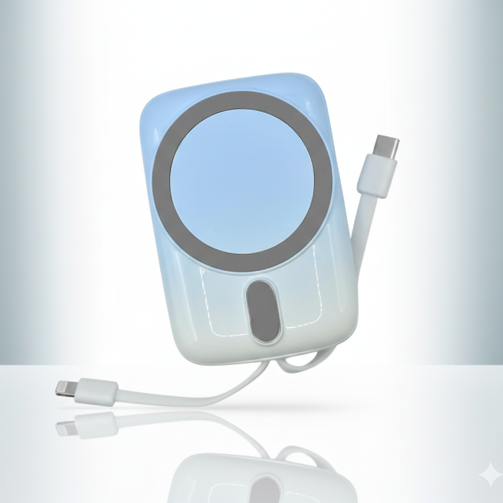 Wireless 15W and Wired 22.5W Power Bank